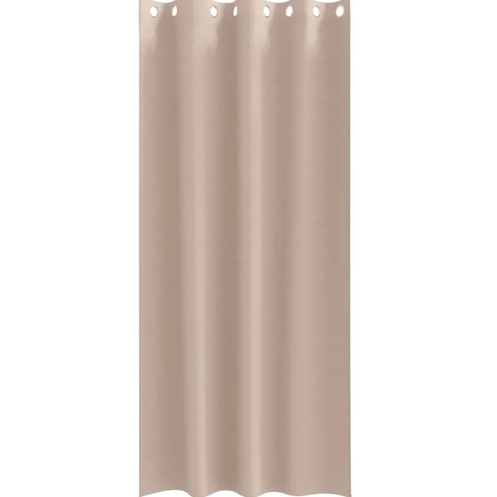 vidaXL Zwart-out Gordijnen met Ringen 2 st Taupe 225 x 140 cm