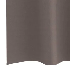 vidaXL Zwart-out Gordijnen met Ringen 2 st Donkerbruin 175 x 140 cm