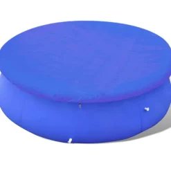 vidaXL Zwembadafdekking PE rond 460 cm 90 g/m²
