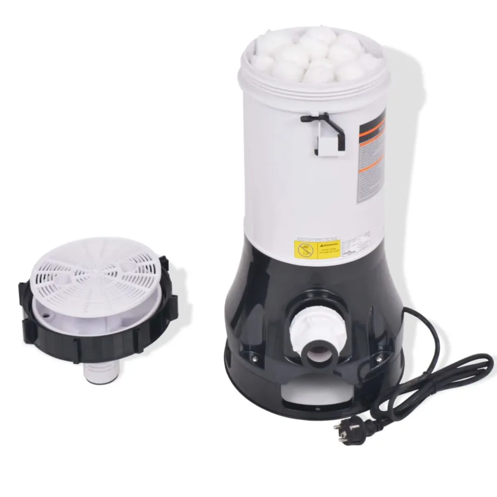 vidaXL Zwembadfilterpomp voor zwembaden 185 W 4,4 m³/u