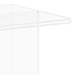vidaXL Zwembadfontein met RGB LED's 51 cm acryl
