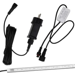vidaXL Zwembadfontein met RGB LED's 50 cm acryl