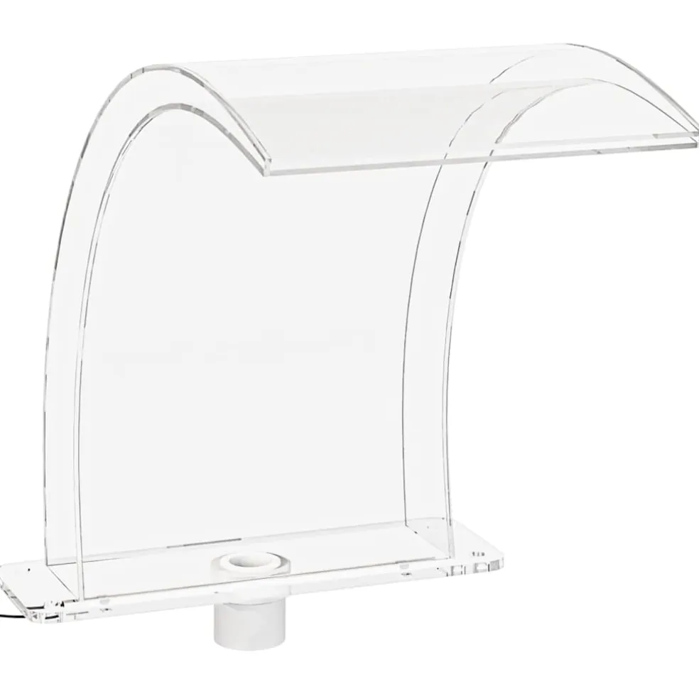 vidaXL Zwembadfontein met RGB LED's 50 cm acryl