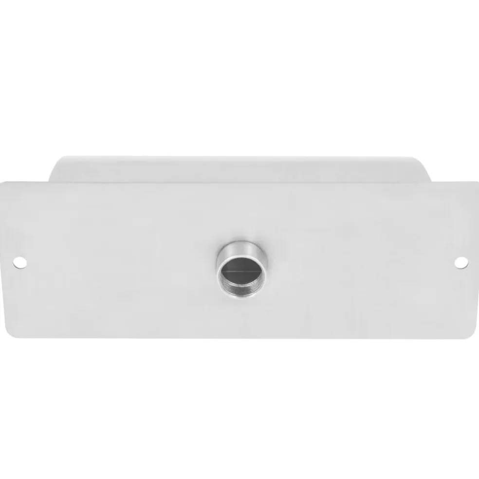 vidaXL Zwembadfontijn 30x9x26 cm roestvrij staal zilverkleurig