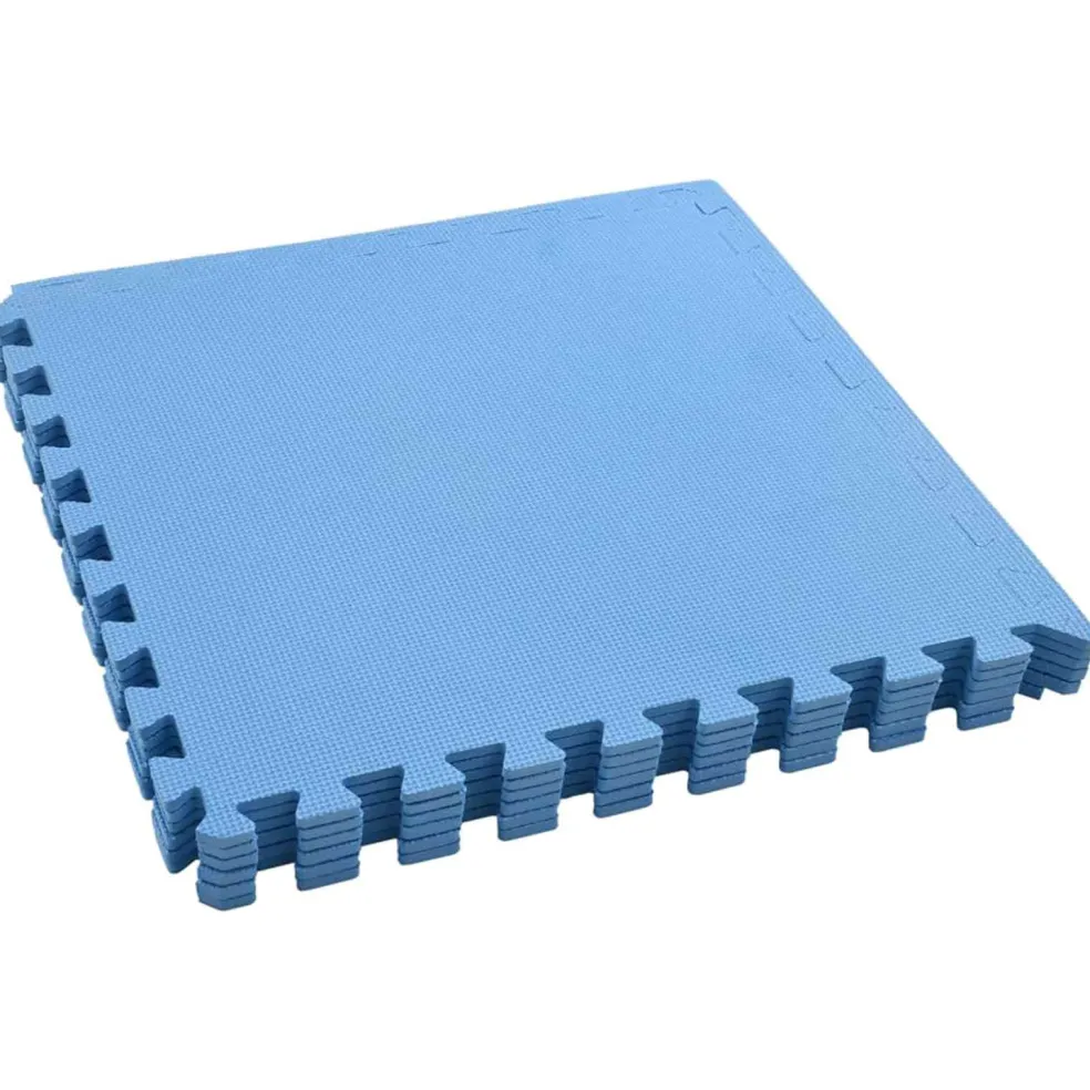 vidaXL Zwembad Grondmat 6 st Blauw 2,16 ㎡ EVA Schuim
