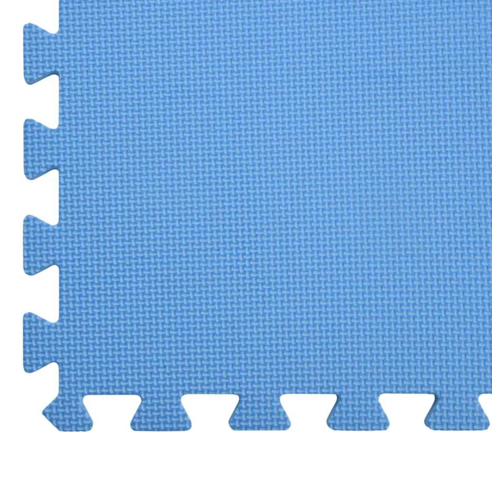 vidaXL Zwembad Grondmat 6 st Blauw 2,16 ㎡ EVA Schuim