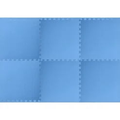 vidaXL Zwembad Grondmat 6 st Blauw 2,16 ㎡ EVA Schuim