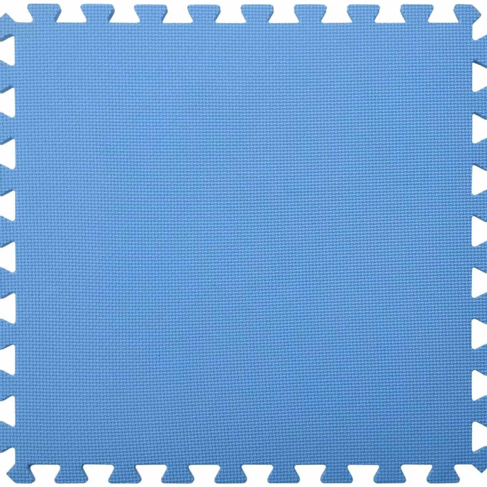 vidaXL Zwembad Grondmat 6 st Blauw 2,16 ㎡ EVA Schuim