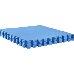 vidaXL Zwembad Grondmat 6 st Blauw 2,16 m² EVA Schuim