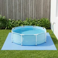 vidaXL Zwembad Grondmat 6 st Blauw 2,16 m² EVA Schuim