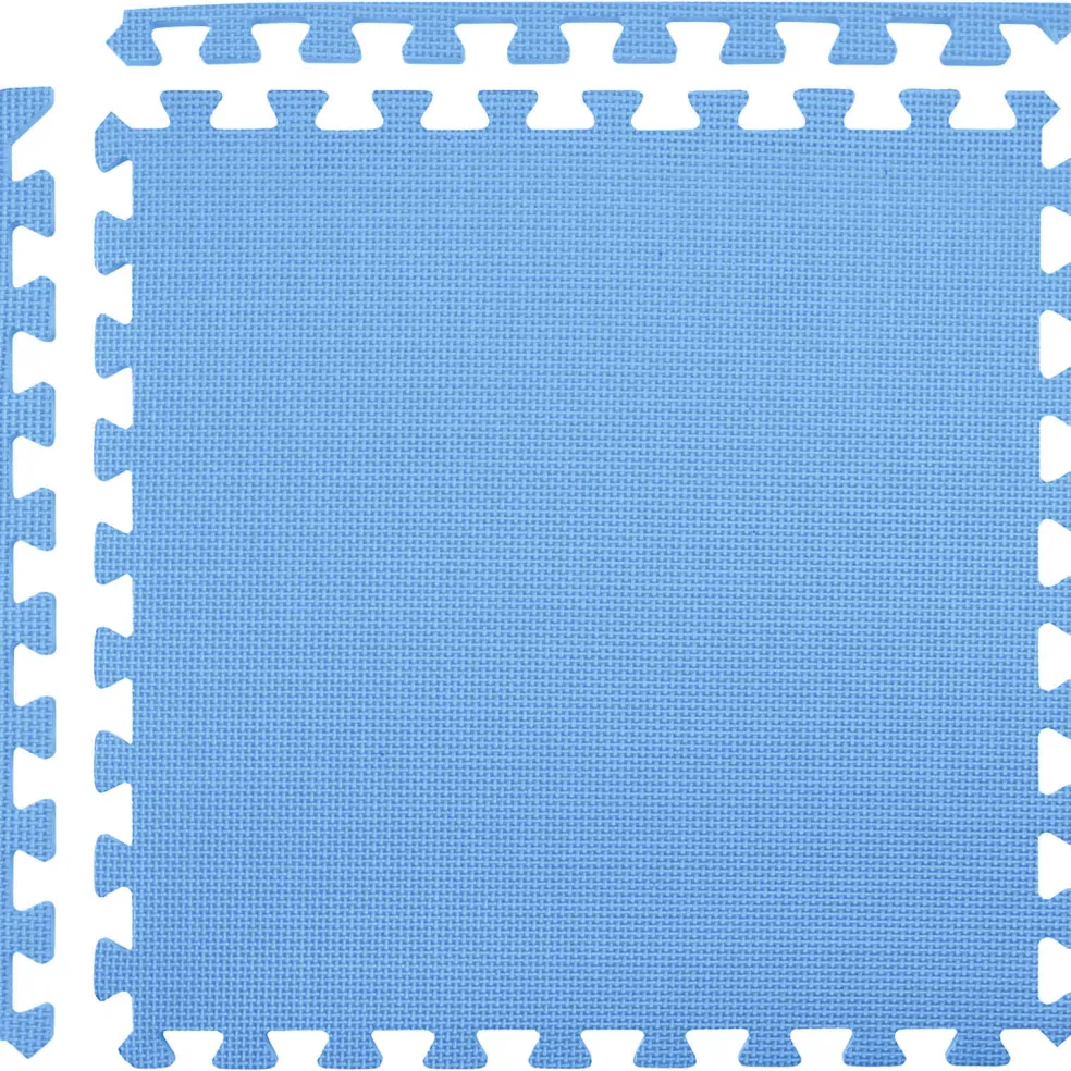vidaXL Zwembad Grondmat 6 st Blauw 2,16 m² EVA Schuim