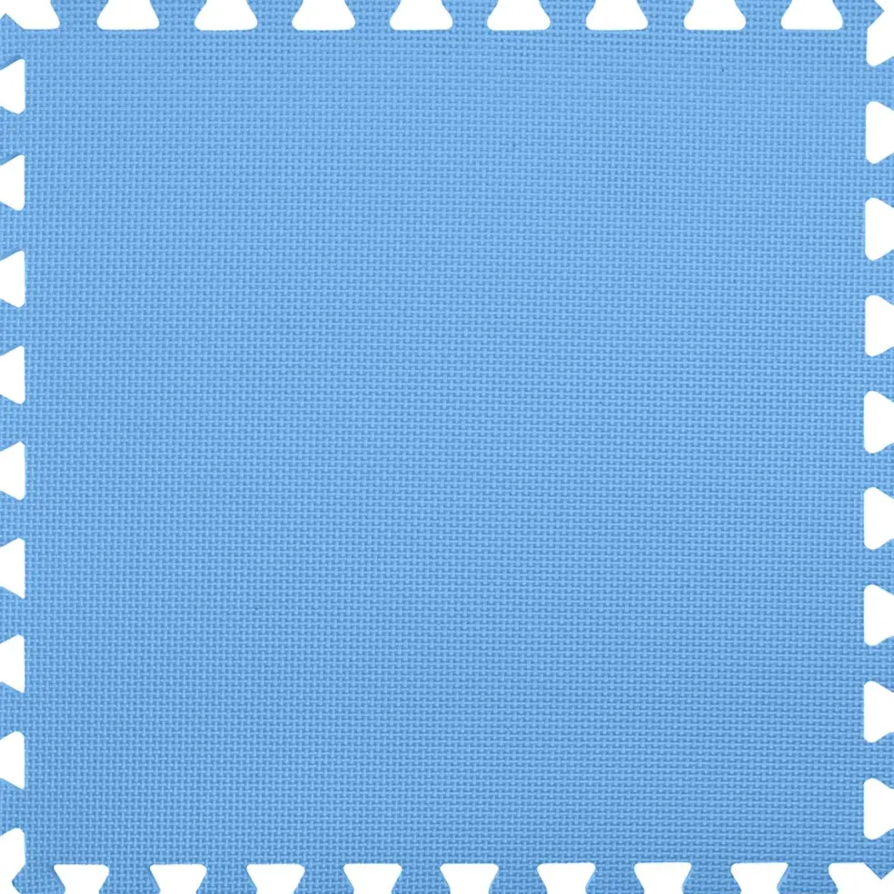 vidaXL Zwembad Grondmat 16 st Ø 235 cm Rond EVA Schuim Blauw