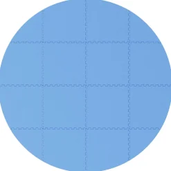 vidaXL Zwembad Grondmat 16 st Ø 235 cm Rond EVA Schuim Blauw