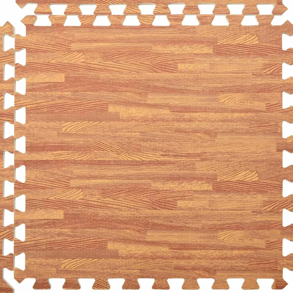 vidaXL Zwembad Grondmat 6 st Hout 4,32 ㎡ EVA Schuim