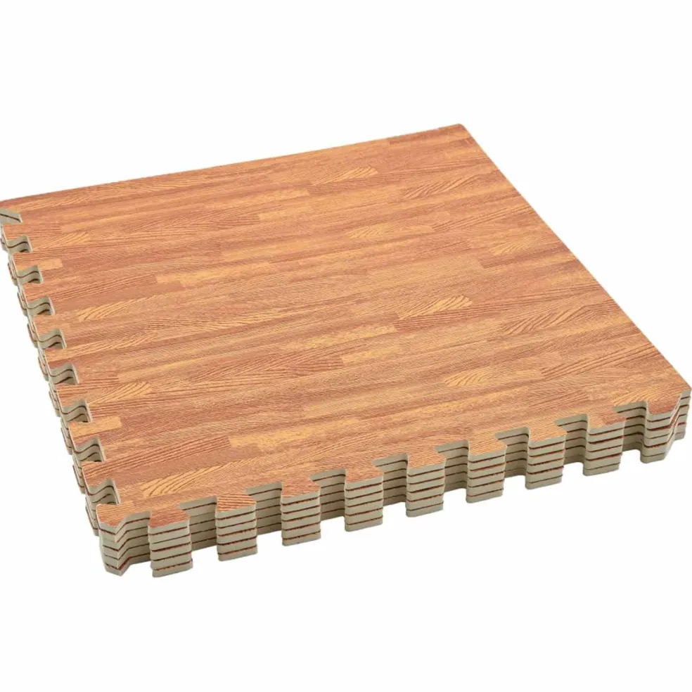 vidaXL Zwembad Grondmat 6 st Hout 4,32 ㎡ EVA Schuim