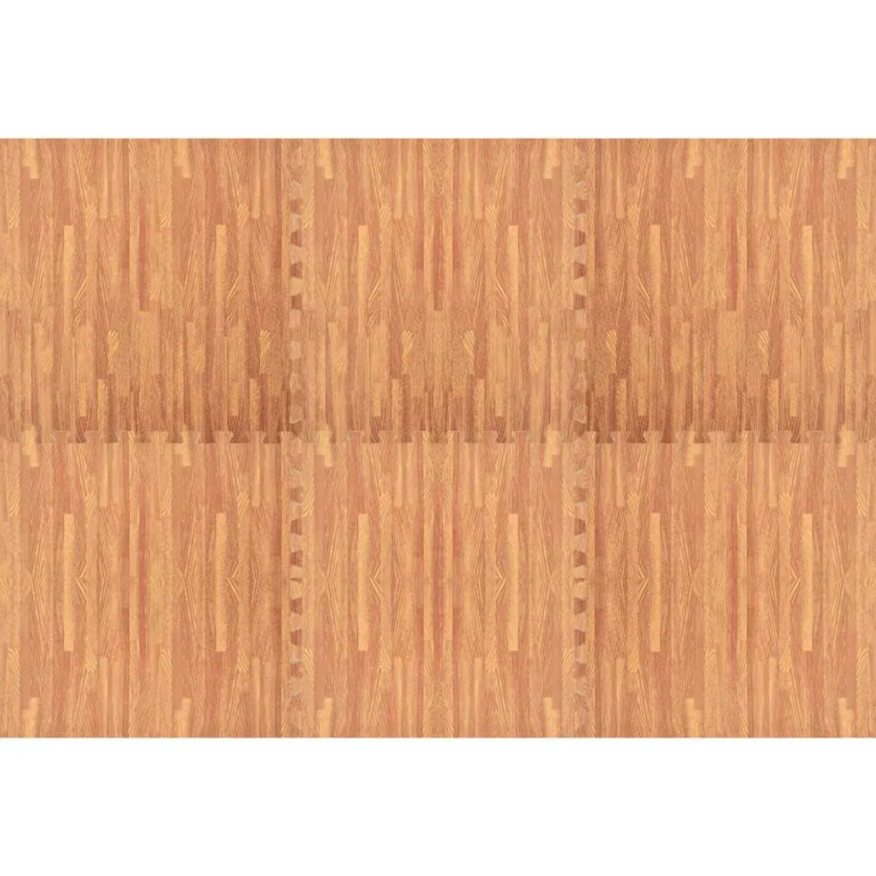 vidaXL Zwembad Grondmat 6 st Hout 4,32 ㎡ EVA Schuim