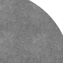 vidaXL Zwembad Grondzeil Ø 244 cm (1 mm) Niet-geweven Stof Lichtgrijs