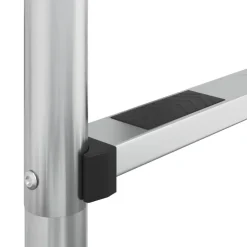 vidaXL Zwembadladder 54x38x158 cm 304 roestvrijstaal