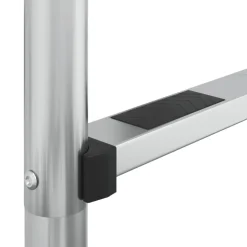 vidaXL Zwembadladder 54x38x158 cm 304 roestvrijstaal