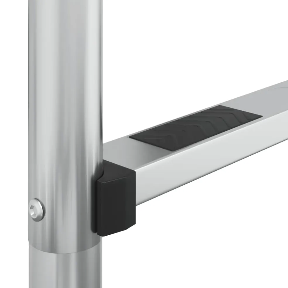 vidaXL Zwembadladder 54x38x158 cm 304 roestvrijstaal