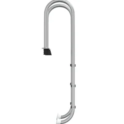vidaXL Zwembadladder 54x38x158 cm 304 roestvrijstaal