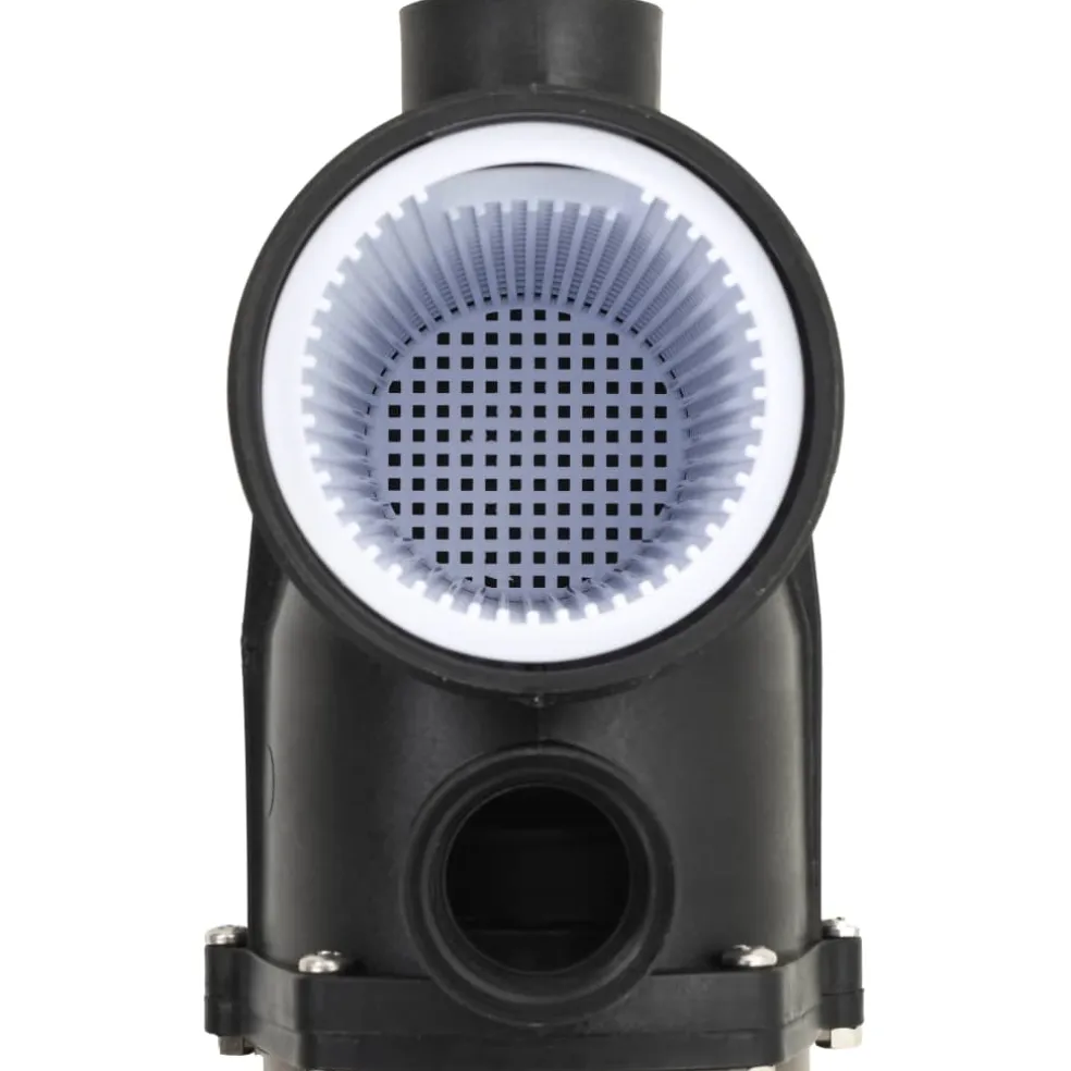 vidaXL Zwembadpomp met timer 0,25 pk 8000 L/u zwart