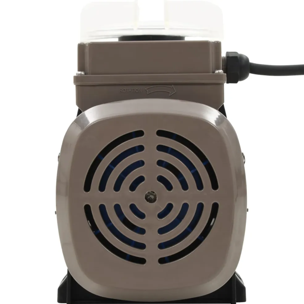 vidaXL Zwembadpomp met timer 0,25 pk 8000 L/u zwart