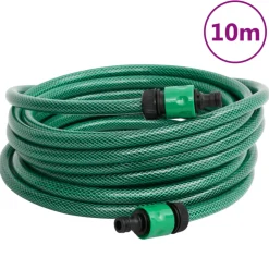 vidaXL Zwembadslang 10 m PVC groen