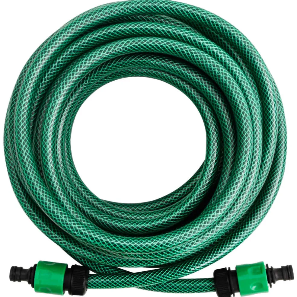 vidaXL Zwembadslang 10 m PVC groen
