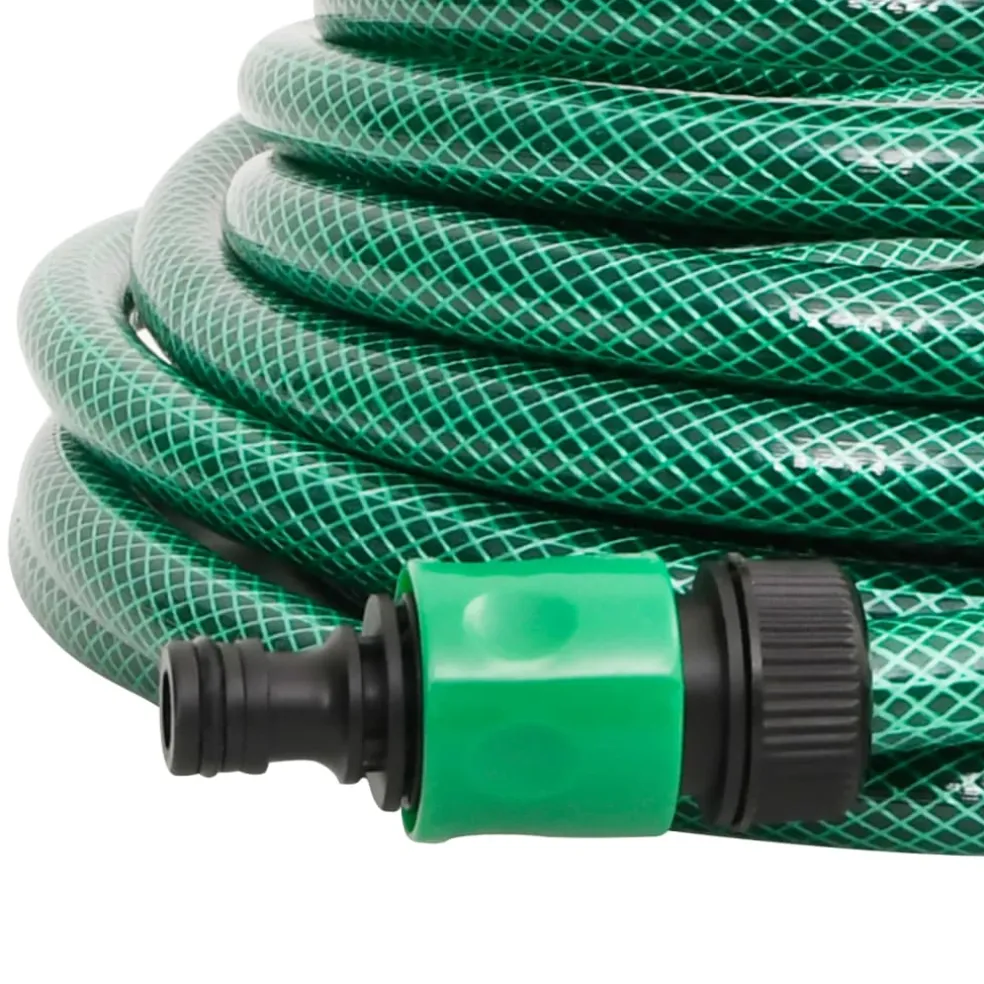 vidaXL Zwembadslang 10 m PVC groen