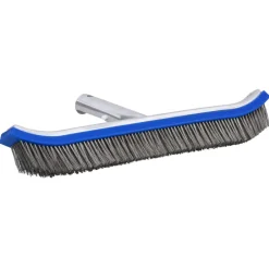vidaXL Zwembadwandborstel aluminium