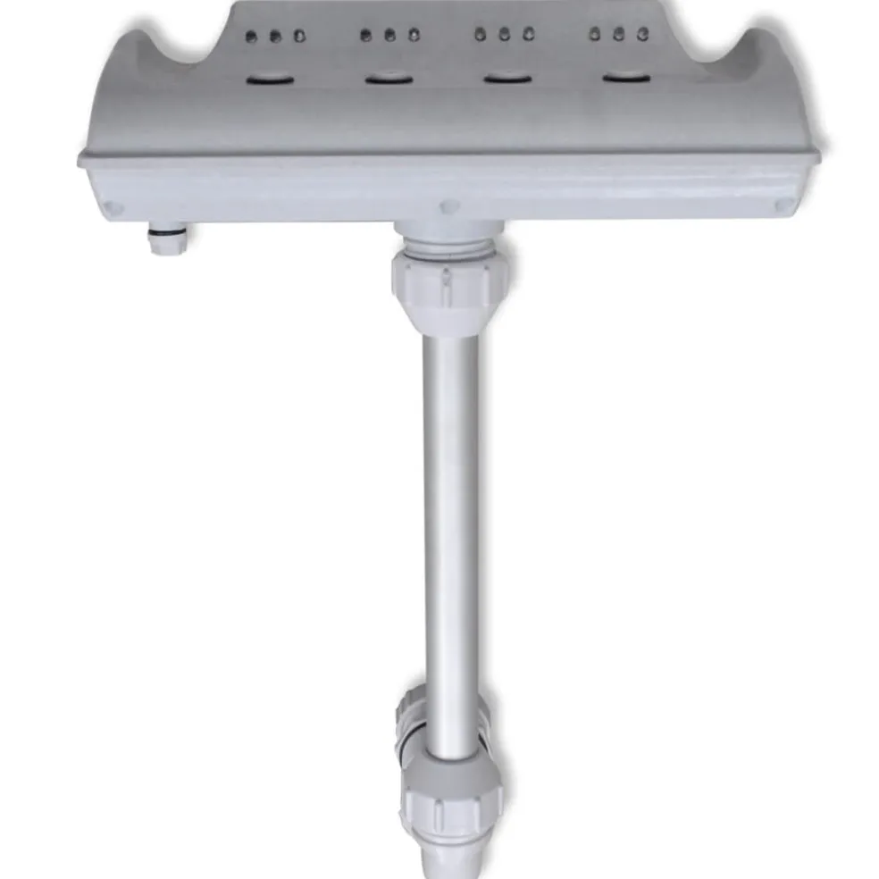 vidaXL Zwembad waterval fontein met LED