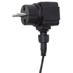 vidaXL Zwembadwaterval met LED's rechthoekig 30 cm roestvrij staal