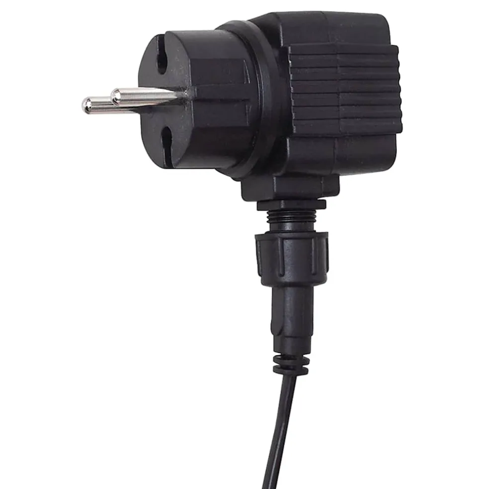 vidaXL Zwembadwaterval met LED's rechthoekig 30 cm roestvrij staal