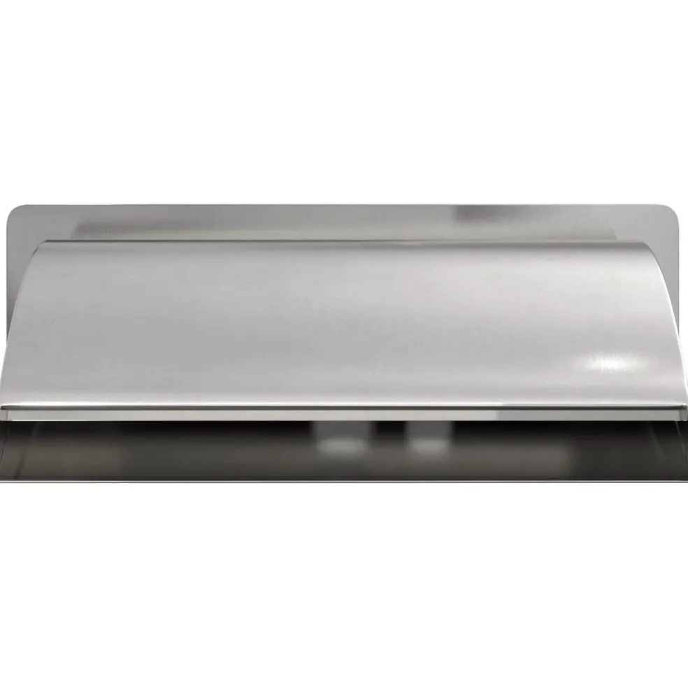 vidaXL Zwembadwaterval met LED Roestvrij staal 304 30 x 9 x 26 cm