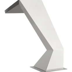 vidaXL Zwembadwaterval met RGB-LEDs Roestvrij staal 63,5 x 29 x 51 cm