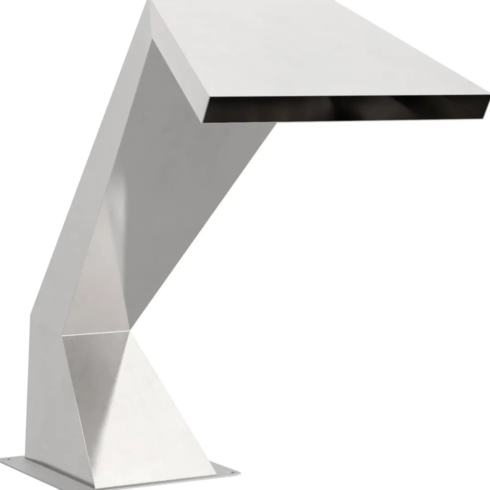 vidaXL Zwembadwaterval met RGB-LEDs Roestvrij staal 63,5 x 29 x 51 cm