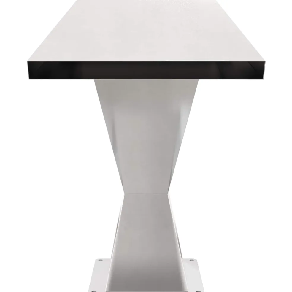 vidaXL Zwembadwaterval met RGB-LEDs Roestvrij staal 63,5 x 29 x 51 cm