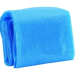 vidaXL Zwembadzeil rechthoekig 260 x 160 cm PE blauw