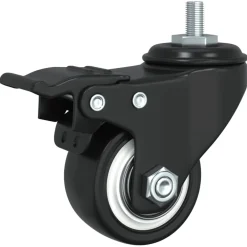 vidaXL Zwenkwielen 4 stuks 35 mm ijzer zwart