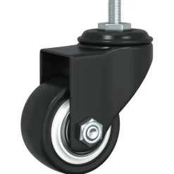 vidaXL Zwenkwielen 4 stuks 35 mm ijzer zwart