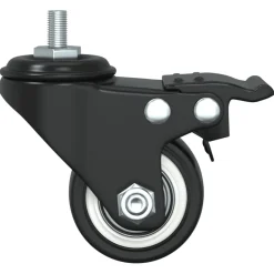 vidaXL Zwenkwielen 4 stuks 35 mm ijzer zwart