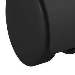 vidaXL Zwenkwiel 2 st Zwart 39,5 x 39,5 x 37,8 mm Ijzer en PP