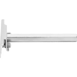 vidaXL Zwevende plankdragers 12st onzichtbaar Ø12x100 mm koolstofstaal